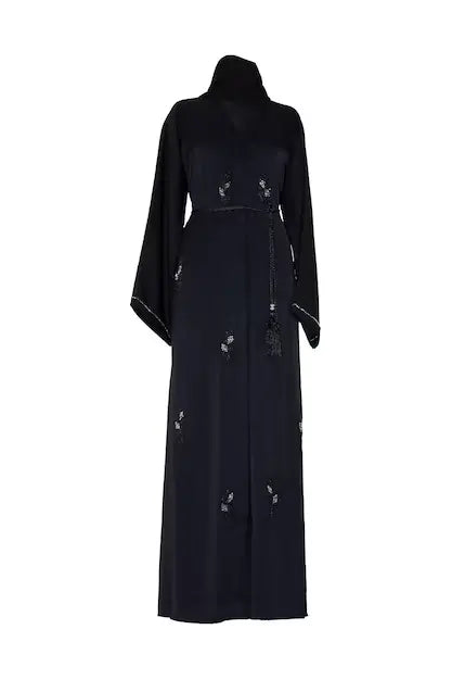 Classic Noir Minimal Abaya
