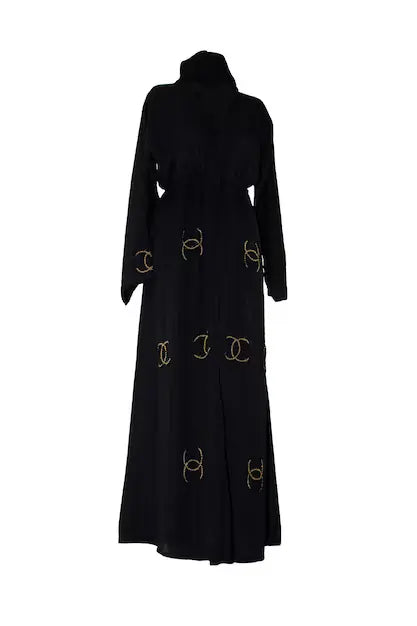 Golden Emblem Signature Abaya